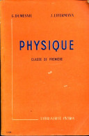 Physique Première De G Dumesnil (1955) - 12-18 Ans