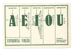 ESPERANTO UNUSED PC POSTCARD - Esperanto