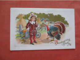 Embossed  Thanksgiving      Ref 6045 - Thanksgiving