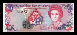 Islas Caimán Cayman 10 Dollars Elizabeth II 2001 Pick 28 Sc Unc - Islas Caimán