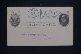 ETATS UNIS - Entier Postal De Wako Pour Wolfe City En 1905 - L 143581 - 1901-20
