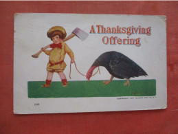 Signed Ullman.  Thanksgiving      Ref 6045 - Giorno Del Ringraziamento