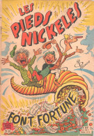 1956  "  Les Pieds Nickelés Font Fortune " No 12   Pellos - Jeunesse Illustrée, La