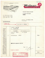 Facture 1957 Bruxelles Meteor Minimax Protection Générale Incendie > Chimay M. Marion - Petits Métiers