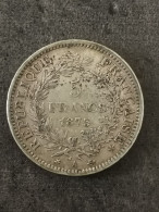 5 FRANCS HERCULE ARGENT 1873 A PARIS FRANCE / SILVER - 5 Francs