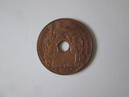 French Indochina 1 Centime 1937 A Cooper Coin Paris Mint In Very Good Conditions See Pictures - Französisch-Indochina