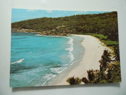 Cartolina Viaggiata "Grand Anse, La Digue - Seychelles" 1992 - Seychellen