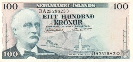 Iceland 100 Kronur L. 1961 (1974), UNC, P-44, IS803j - Islande