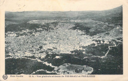 Maroc - Vue Générale Aérienne De Fez-Baali Et Fez-Djedid - Carte Postale Ancienne - Fez (Fès)