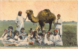 TUNISIE - Scène Arabe - Carte Postale Ancienne - Tunisia