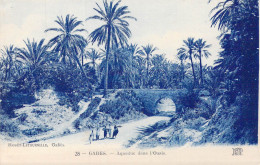 TUNISIE - Gabes - Aqueduc Dans L'Oasis - Carte Postale Ancienne - Tunisie