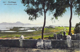 TUNISIE - Carthage - Les Anciens Ports - Carte Postale Ancienne - Túnez