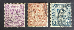 1923 - Ireland - Coats Of Arms - 3 Stamps - Used - Oblitérés