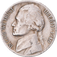 Monnaie, États-Unis, 5 Cents, 1940 - 1938-…: Jefferson