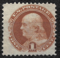 USA 1890/93 1c  Benjamin Franklin - Grill About 9½ X 9mm  MNG Stamp - Nuovi