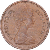 Monnaie, Grande-Bretagne, 1/2 New Penny, 1973 - 1/2 Penny & 1/2 New Penny