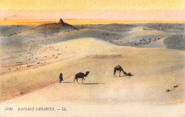 AFRIQUE - Paysage Saharien - Carte Postale Ancienne - Non Classés