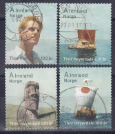 Norwegen 2014 - Thor Heyerdahl, Nr. 1847 - 1850, Gestempelt / Used - Usati