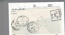 58095)  Canada Quebec Duplex Unreported Notre Dame De Pierreville Sherbrooke Postmark Cancel 1960 - Variedades Y Curiosidades