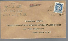 58096)  Canada BC Aldergrove Duplex  Postmark Cancel 1956 - Briefe U. Dokumente