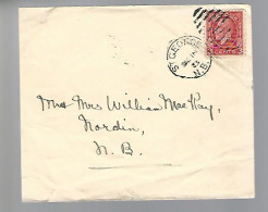 58103)  Canada Nordin (Closed) St George Postmark Cancel 1933 Duplex - Cartas & Documentos
