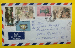 19796 - Lettre De Taïwan  30.4.1983 Pour La Suisse Bord Droit De La Lettre Coupé - Briefe U. Dokumente