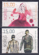 Norwegen 2013 - Mode, Nr. 1802 - 1803, Gestempelt / Used - Oblitérés