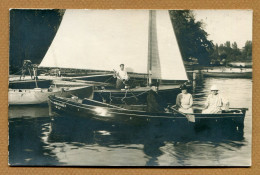 ROLLE  (VD)  : " BATEAU : LE MASCARET N° 37 "  Carte Photo 1923 - Rolle