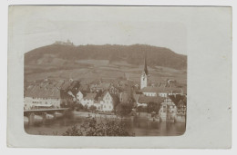 Stein Am Rhein Gelaufen 1909y Original Foto , Photo Originale    G759 - Stein Am Rhein