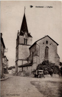 87. HAUTE-VIENNE - AMBAZAC. L'Eglise. Camion Devant L'épicerie. - Ambazac