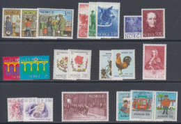 1984 ** Norway (sans Charn., MNH, Postfrish) Complete Yv 852/73  Mi 896/17 NHK 944/65  (22v) - Full Years