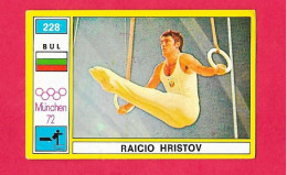 Panini Image, Munchen 72, Jeux Olympiques, XX, N°228 HRISTOV BUL BULGARIE , Munich 1972 - Trading-Karten