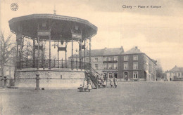 BELGIQUE - Ciney - Place Et Kiosque - Carte Postale Ancienne - Ciney