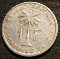 CONGO BELGE - 1 FRANC 1958 - RUANDA - URUNDI - KM 4 - 1951-1960: Baldovino I