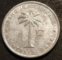 CONGO BELGE - 1 FRANC 1959 - RUANDA - URUNDI - KM 4 - 1951-1960: Boudewijn I