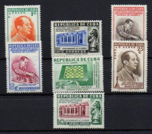 Cuba Nº 347/9 , Aéreo Nº 43/5 Urgente Nº 12. Año 1951 - Unused Stamps