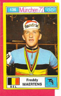 Panini Image, Munchen 72, Jeux Olympiques, XX, N°136 MAERTENS BEL BELGIQUE  , Munich 1972 - Trading Cards