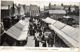 CPA AK Avesnes-le-Comte - Le Marché (220180) - Avesnes Le Comte