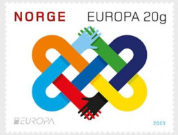 Norway Norge 2023 Europa CEPT Peace Stamp Mint - Ungebraucht