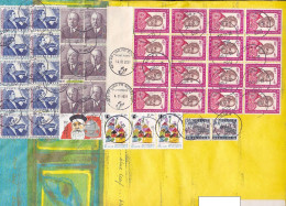 ARCHITECTURE, PERSONALITIES, UNICEF, FINE STAMPS ON COVER, 2021, BELGIUM - Storia Postale