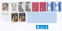 PERSONALITY, MONUMENT, SCULPTURES, NATO, FINE STAMPS ON COVER, 2021, BELGIUM - Lettres & Documents