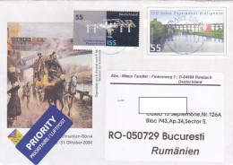 STAGE COACH, PHILATELIC EXHIBITION, COVER STATIONERY, SATELLITE STAMP, 2022, GERMANY - Sobres - Usados