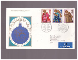 Inghilterra - 1972 Fdc Natale/christmas - 1971-1980 Decimal Issues