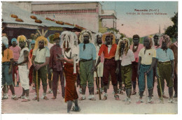 NOUVELLE CALEDONIE - NOUMEA - Groupe De Danseurs Waallisiens -   ( Carte Colorisée )  - VOIR SCANS - Nouvelle Calédonie