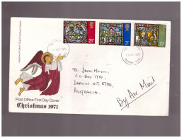 Inghilterra - 1971 Fdc Natale - 1971-1980 Decimal Issues