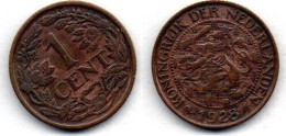 MA 22633 / Pays Bas - Netherlands - Niederlande 1 Cent 1928 TTB - 1 Cent