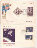 Monaco FDC X 2 - Cartas & Documentos