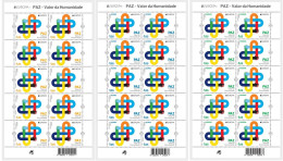 Portugal Azores Madeira 2023 Europa CEPT Peace Super Full Set Of 3 Sheetlets Mint - 2023