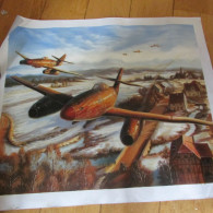 German WW1 Jet Fighters Oil Painting - 1939-45