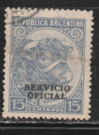 ARGENTINE 1615 // YVERT 344 B // 1938-54 - Service